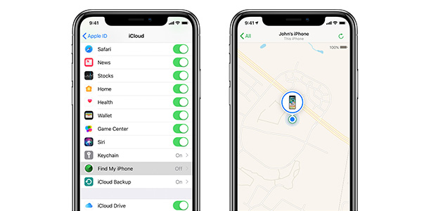 אם "מצא את ה-iPhone שלי" מופעל, תוכלו להשתמש באפליקציה כדי למצוא את המכשיר.